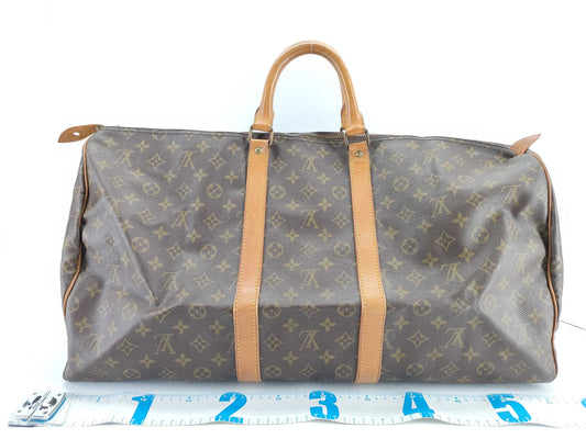 LOUIS VUITTON Monogram Louis Vuitton Keepall 55 Monogram M41424 Boston Bag