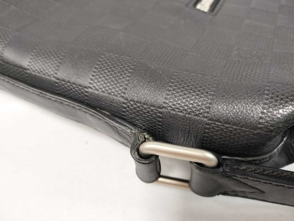 LOUIS VUITTON Damier Graphite Louis Vuitton Damier Graphite Discovery Messenger MM Shoulder Bag