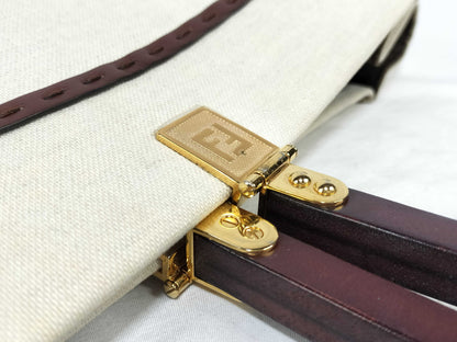 FENDI FENDI Sunshine Canvas Tote Bag Tote Bag