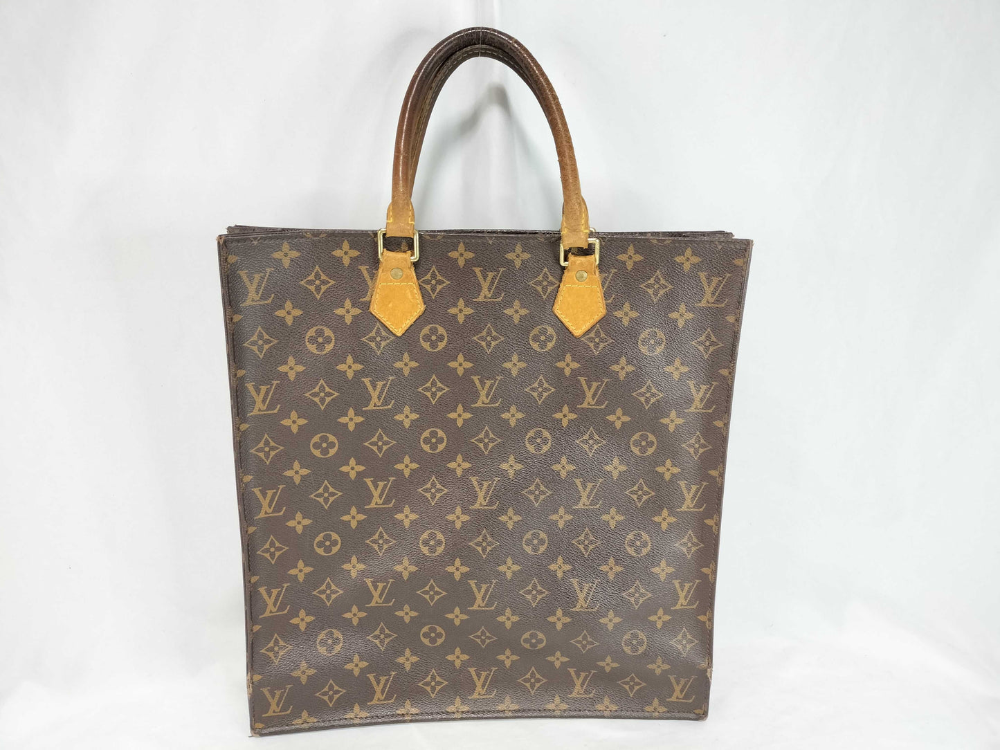 LOUIS VUITTON Monogram Louis Vuitton Monogram Sac Plat Tote Bag