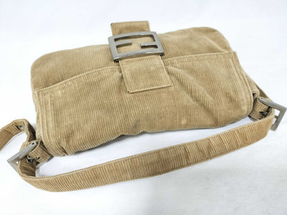 FENDI Mamma Corduroy Mamma Bucket Handbag