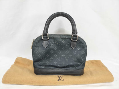 LOUIS VUITTON Monogram Satin Louis Vuitton Satin Alma Handbag