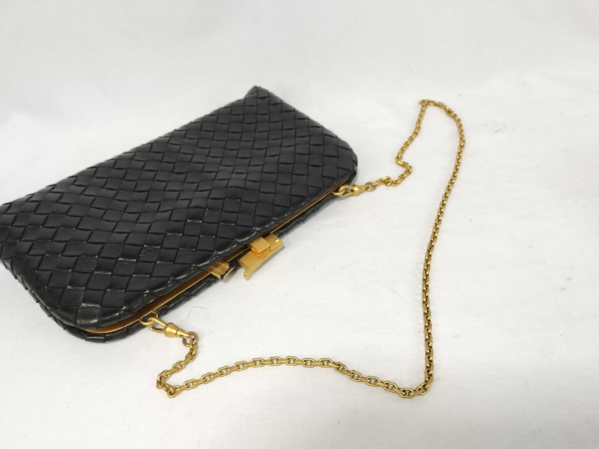 BOTTEGA VENETA Intrecciato Chain Shoulder Bag