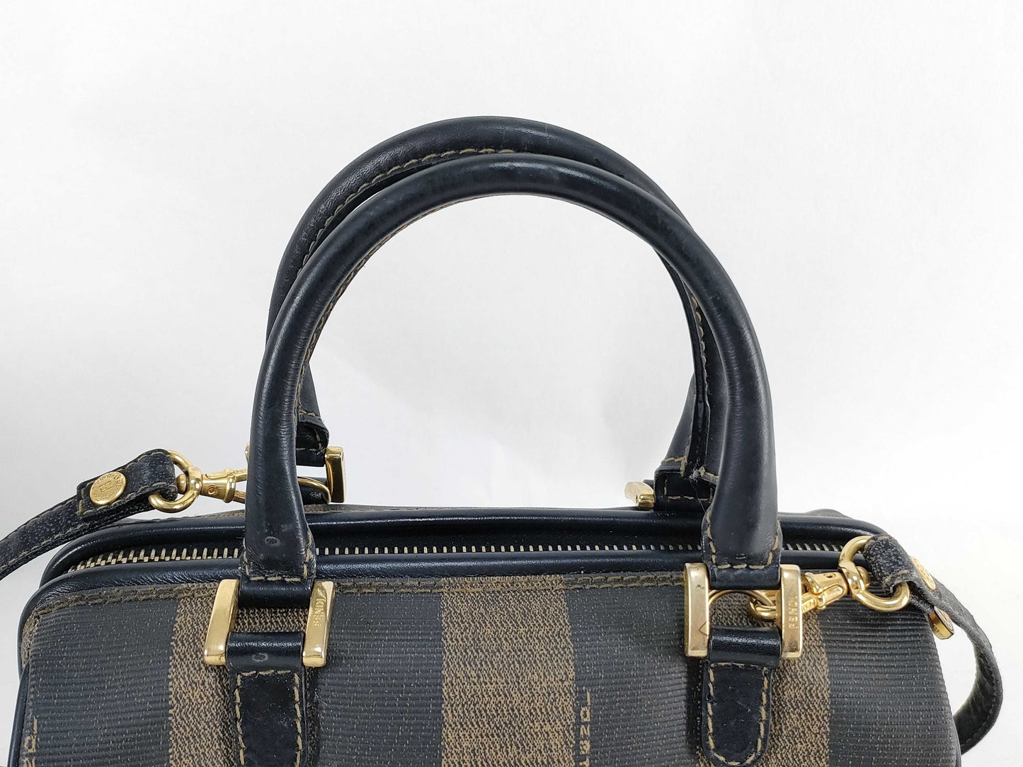 FENDI Pecan Pattern FENDI 2WAY Pecan Boston Bag Handbag