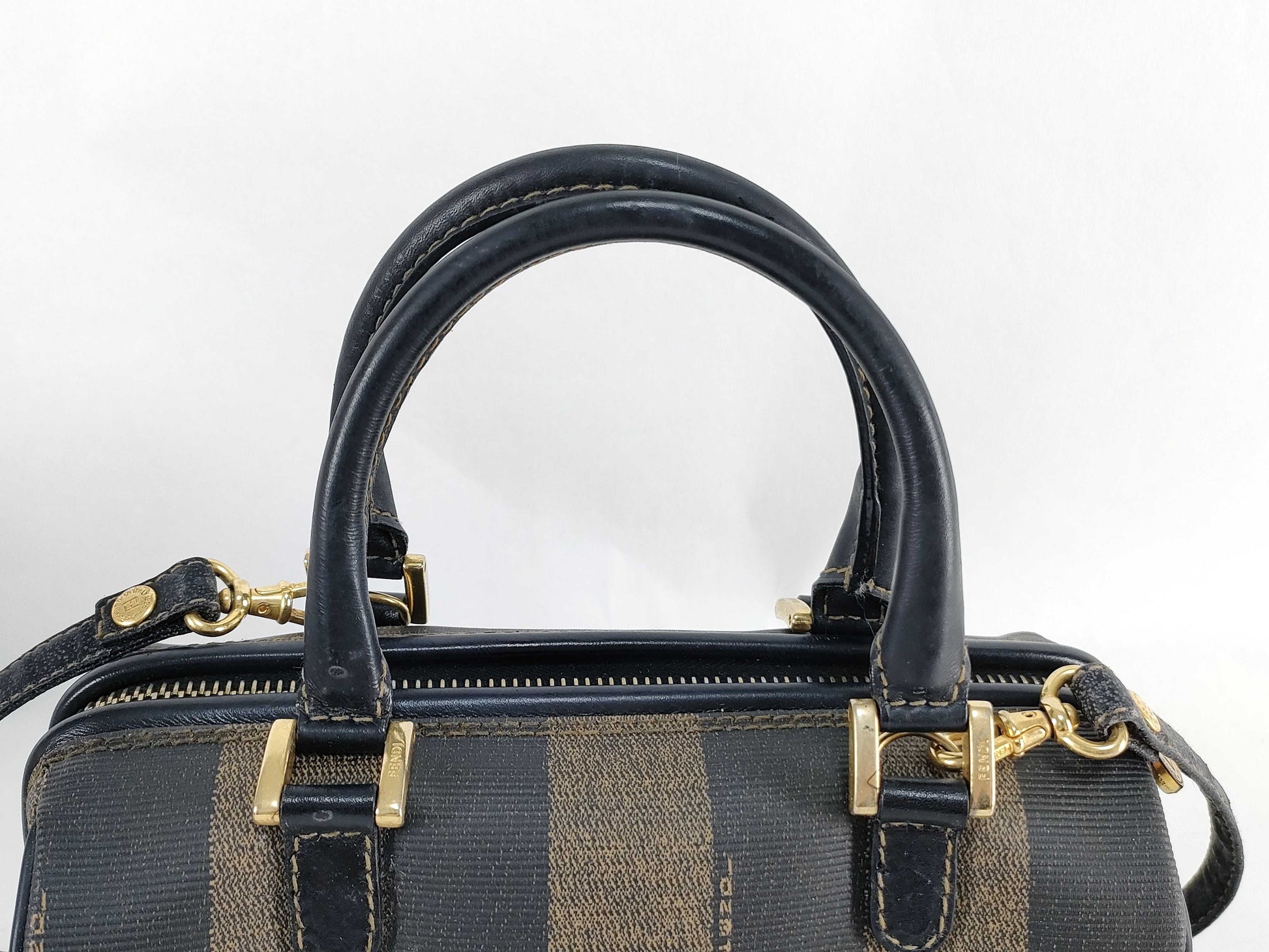 FENDI Pecan Pattern FENDI 2WAY Pecan Boston Bag Handbag