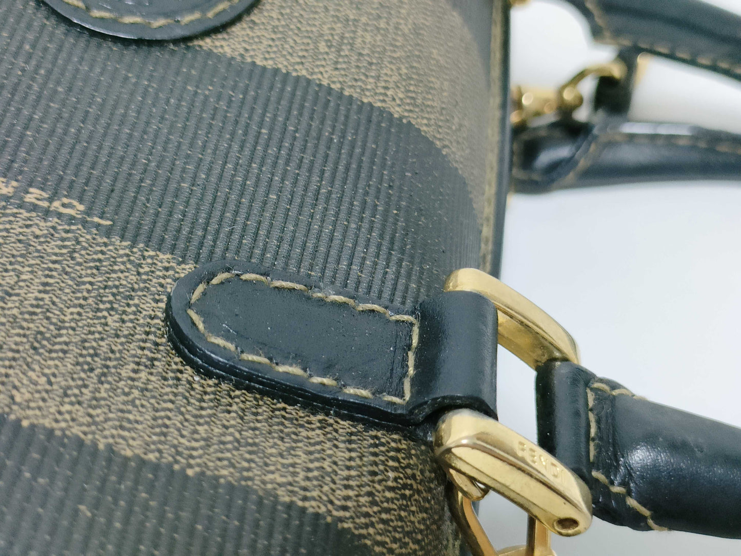 FENDI Pecan Pattern FENDI 2WAY Pecan Boston Bag Handbag