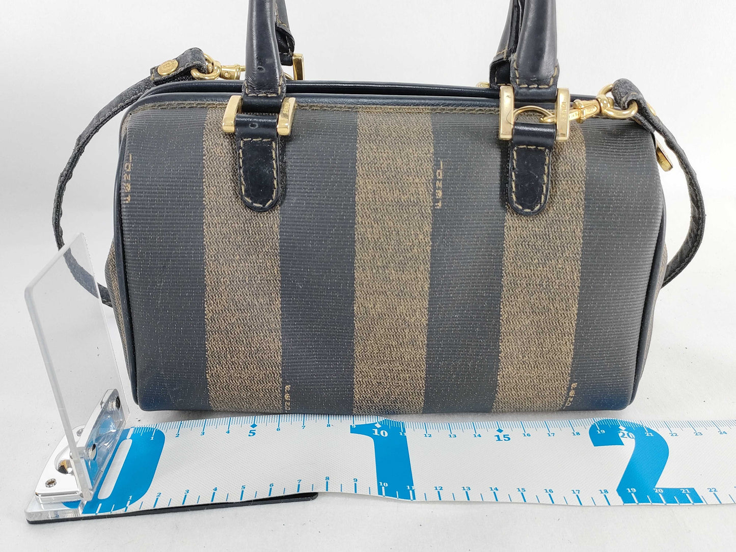 FENDI Pecan Pattern FENDI 2WAY Pecan Boston Bag Handbag