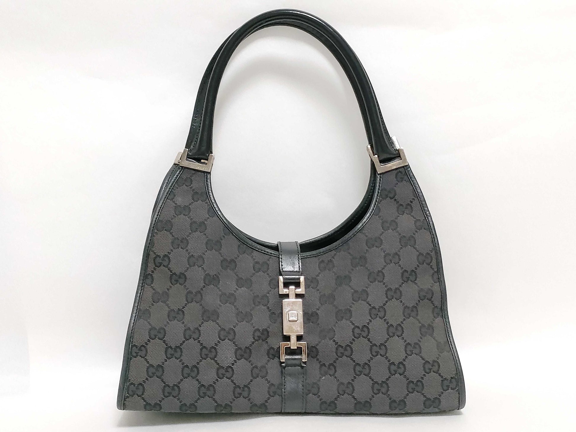 GUCCI GG Canvas Jackie Handbag