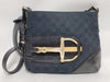 GUCCI GG Canvas Horsebit Shoulder Bag