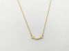 Tiffany & Co. T Smile Mini YG Au750 2.3g Necklace 
