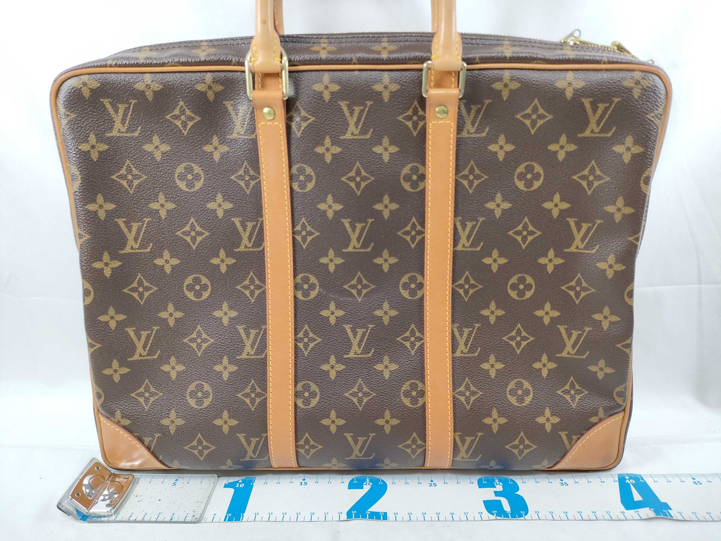 LOUIS VUITTON Monogram LV Monogram Porte-Document Business Bag