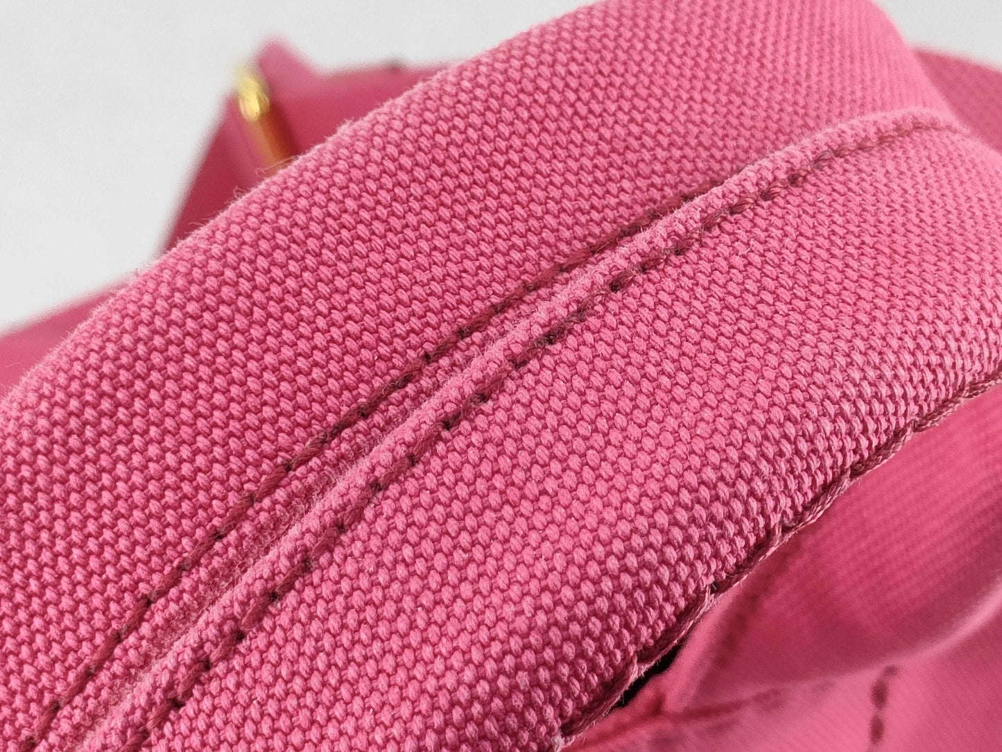 PRADA PRADA Canapa 2-Way Handbag with Shoulder Strap