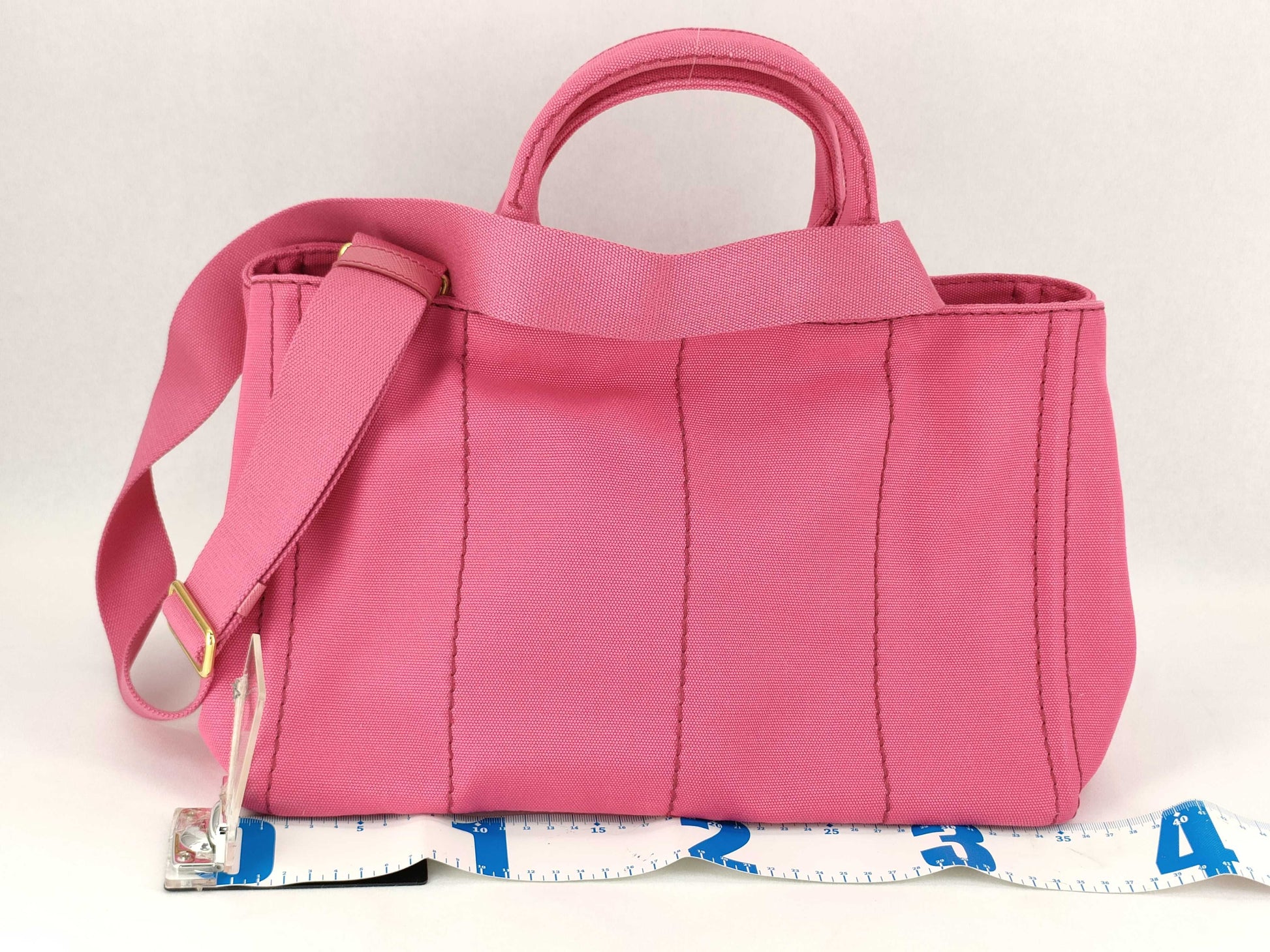 PRADA PRADA Canapa 2-Way Handbag with Shoulder Strap