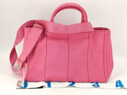 PRADA PRADA Canapa 2-Way Handbag with Shoulder Strap