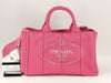 PRADA PRADA Canapa 2-Way Handbag with Shoulder Strap
