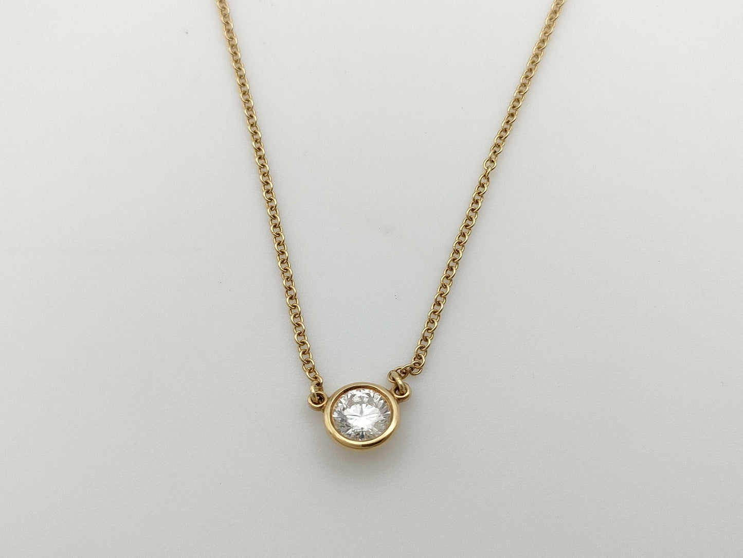 Tiffany & Co. By the Yard 1PD YG Au750 2.0g Necklace 