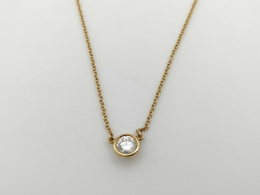 Tiffany & Co. By the Yard 1PD YG Au750 2.0g Necklace 
