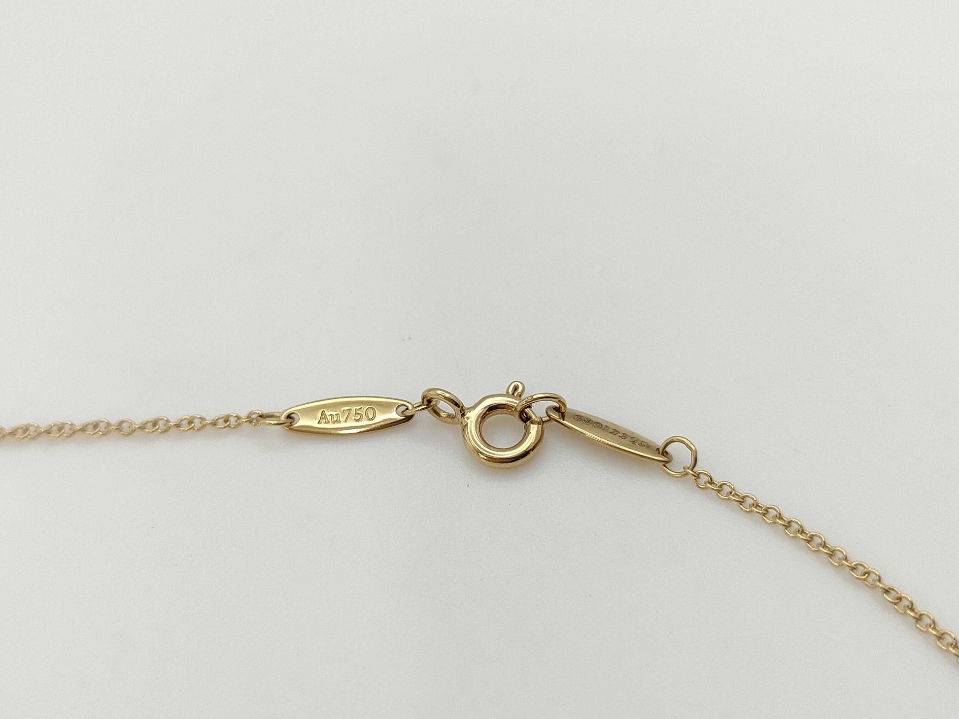 Tiffany & Co. By the Yard 1PD YG Au750 2.0g Necklace 