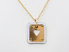 HERMES Asdecourt Necklace, Pink Gold, Z Stamp, S Mark, Sold, with Protective Seal