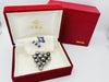 Grape motif pearl, diameter approximately 10.1-11.7mm, D1.35ct, 18K white gold, 44.0g, brooch 