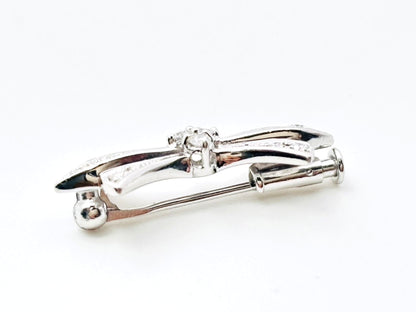 Royal Asscher D0.30ct PT900 4.6g Brooch 