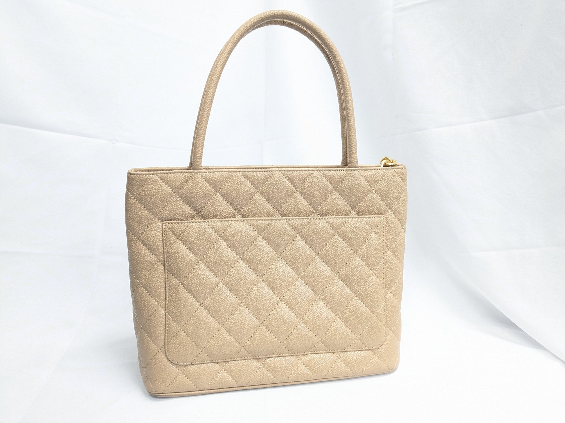 CHANEL Caviar Skin Reproduction Tote Bag 6567085 Seal and Guarantee