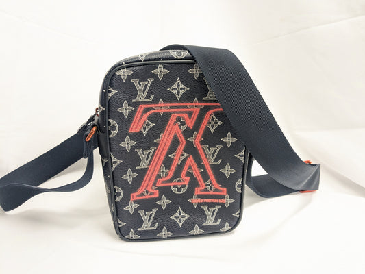 LOUIS VUITTON LV Monogram Ink Upside Down Danube PM Shoulder Bag