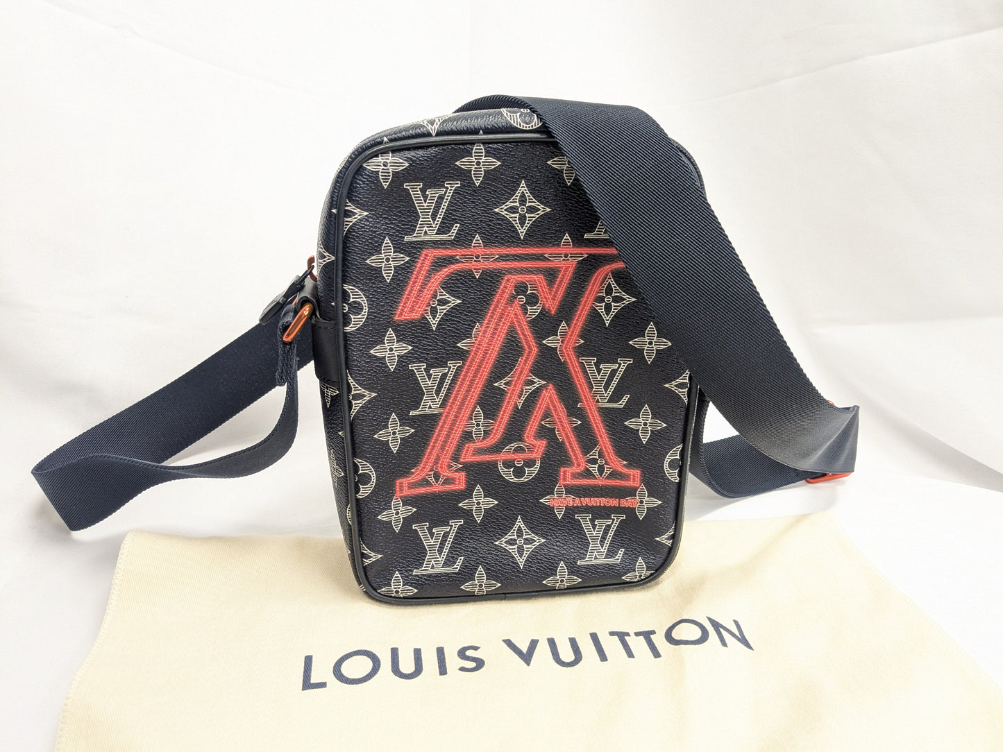 LOUIS VUITTON LV Monogram Ink Upside Down Danube PM Shoulder Bag