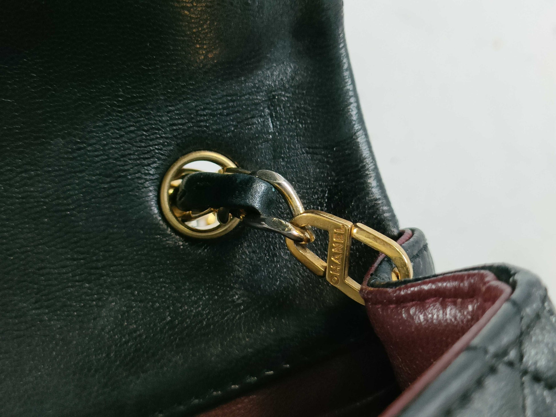 CHANEL Mini Matelasse Full Flap Chain Shoulder Bag with Seal