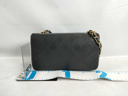 CHANEL Mini Matelasse Full Flap Chain Shoulder Bag with Seal