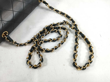 CHANEL Mini Matelasse Full Flap Chain Shoulder Bag with Seal