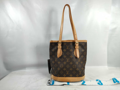 LOUIS VUITTON Monogram Bucket Tote Bag