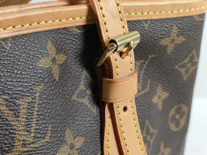 LOUIS VUITTON Monogram Bucket Tote Bag