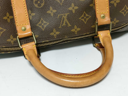 LOUIS VUITTON Monogram Louis Vuitton Monogram Keepall 60 Bandouliere Boston Bag