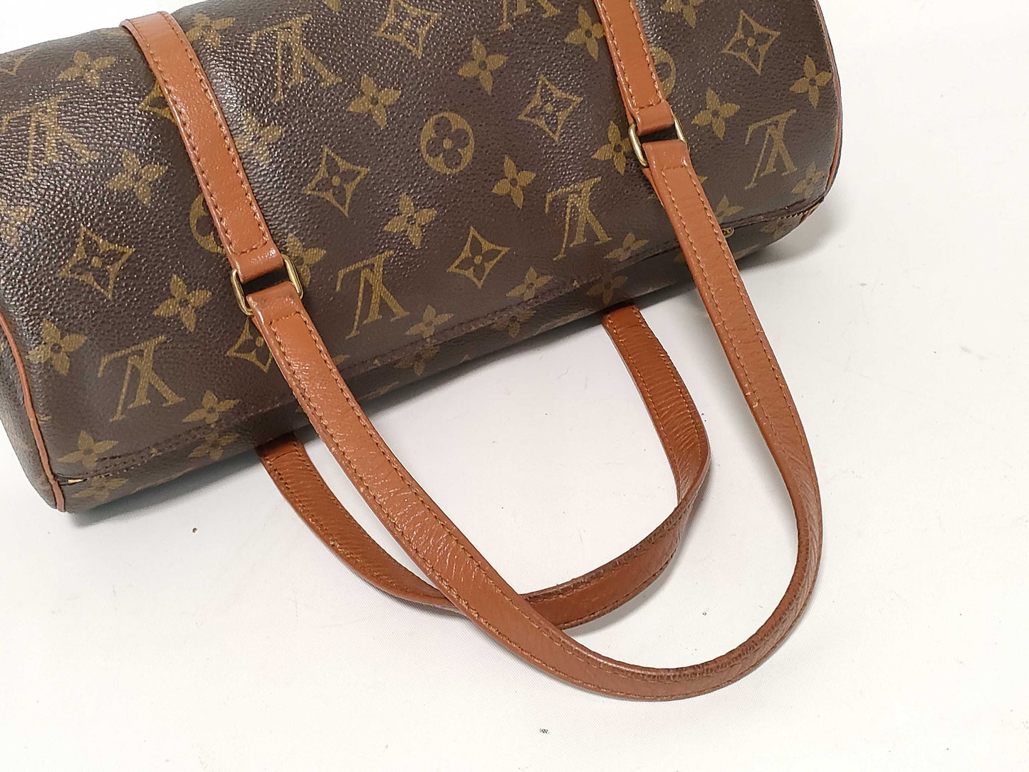 LOUIS VUITTON Monogram Louis Vuitton Monogram Old Papillon 25 Handbag with Pouch