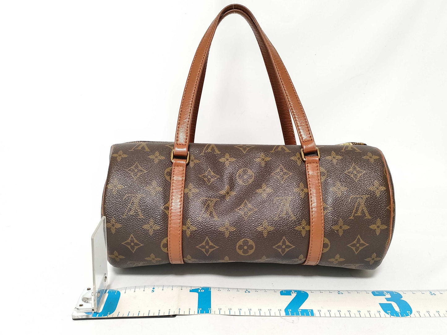LOUIS VUITTON Monogram Louis Vuitton Monogram Old Papillon 25 Handbag with Pouch