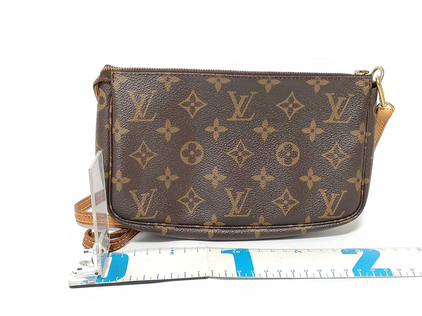 LOUIS VUITTON Monogram Louis Vuitton Accessoires Monogram Long Shoulder Pouch *ST Torn Shoulder Bag
