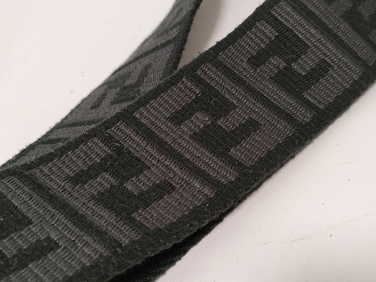 FENDI Zucca Pattern Fendi Strap You Zucca Pattern Leather Canvas Black Strap