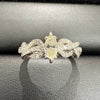 D0.297ct FD0.24ct Pt900 6.7g Ring 
