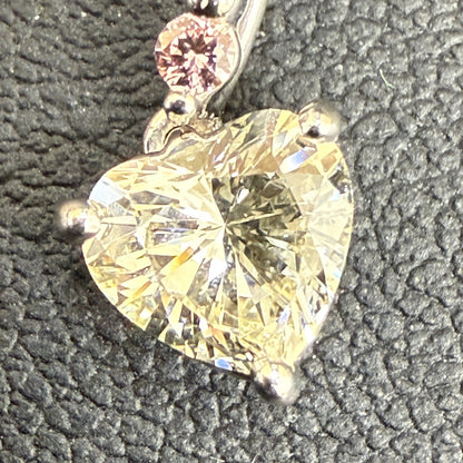 D0.745ct/0.02ct/0.02ct PT900 1.1g Pendant Top 