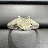 D1.009ct FD0.553ct PT900 10.9g Ring 