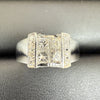 D1.00ct Pt900 11.2g Ring 
