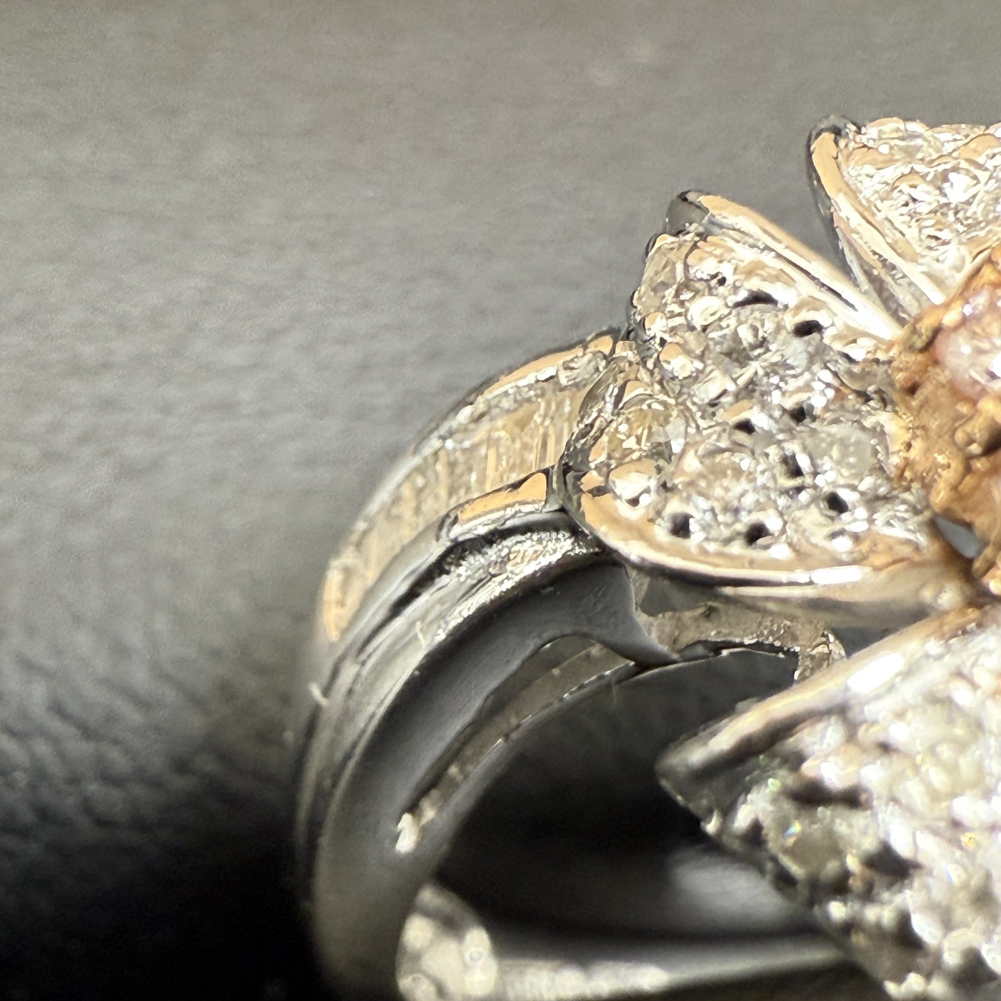 D0.58ct Pt900/K18 6.3g Ring 