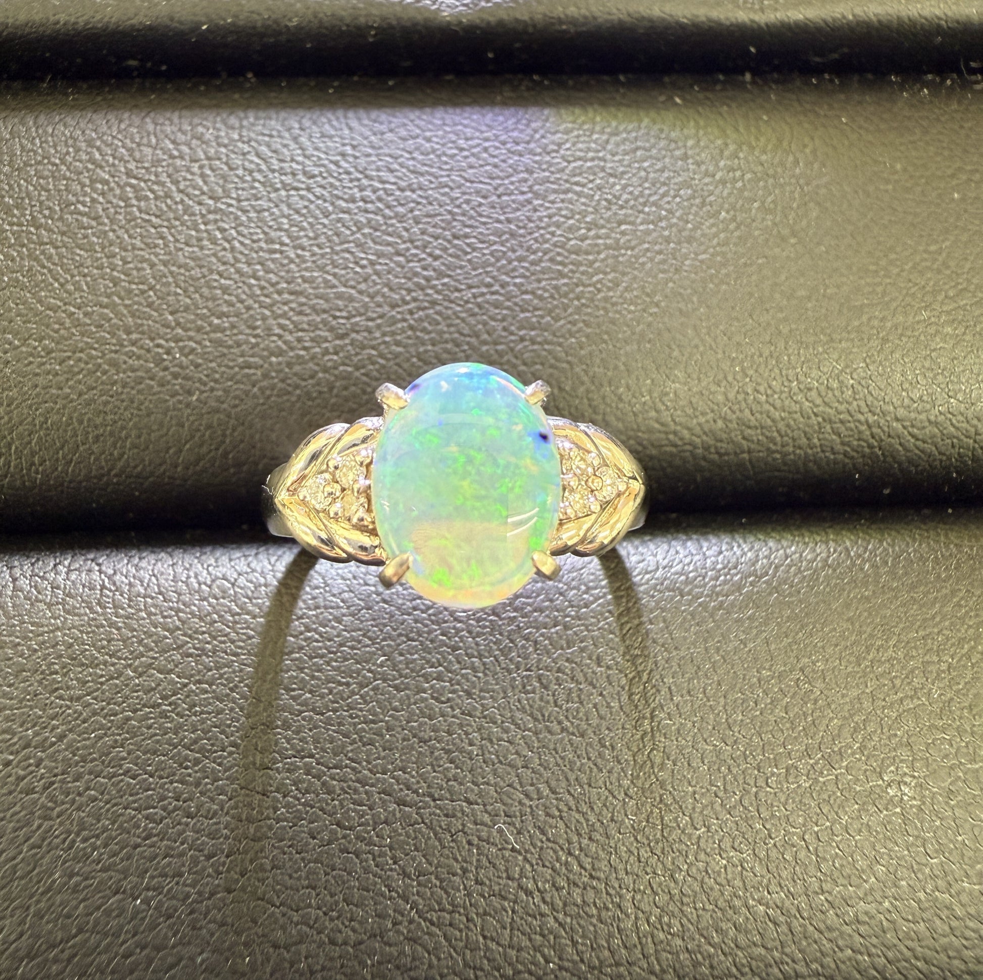 OP 0.84ct D 0.06ct PT900 4.2g Ring 