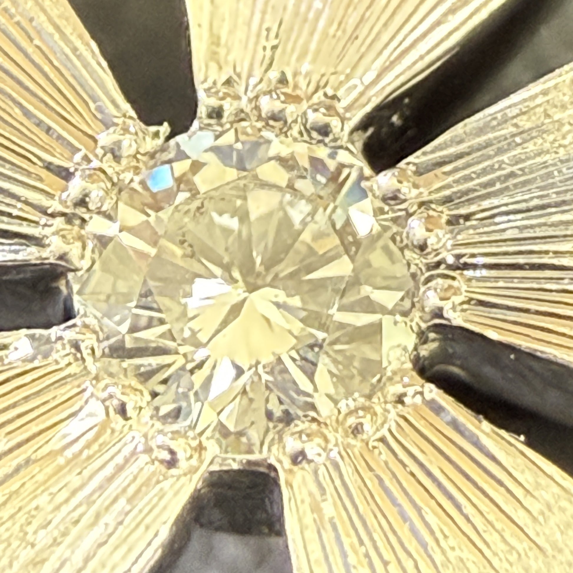 Kenji Kiuchi D0.14/0.14ct Pt900/850 8.3g Earrings 