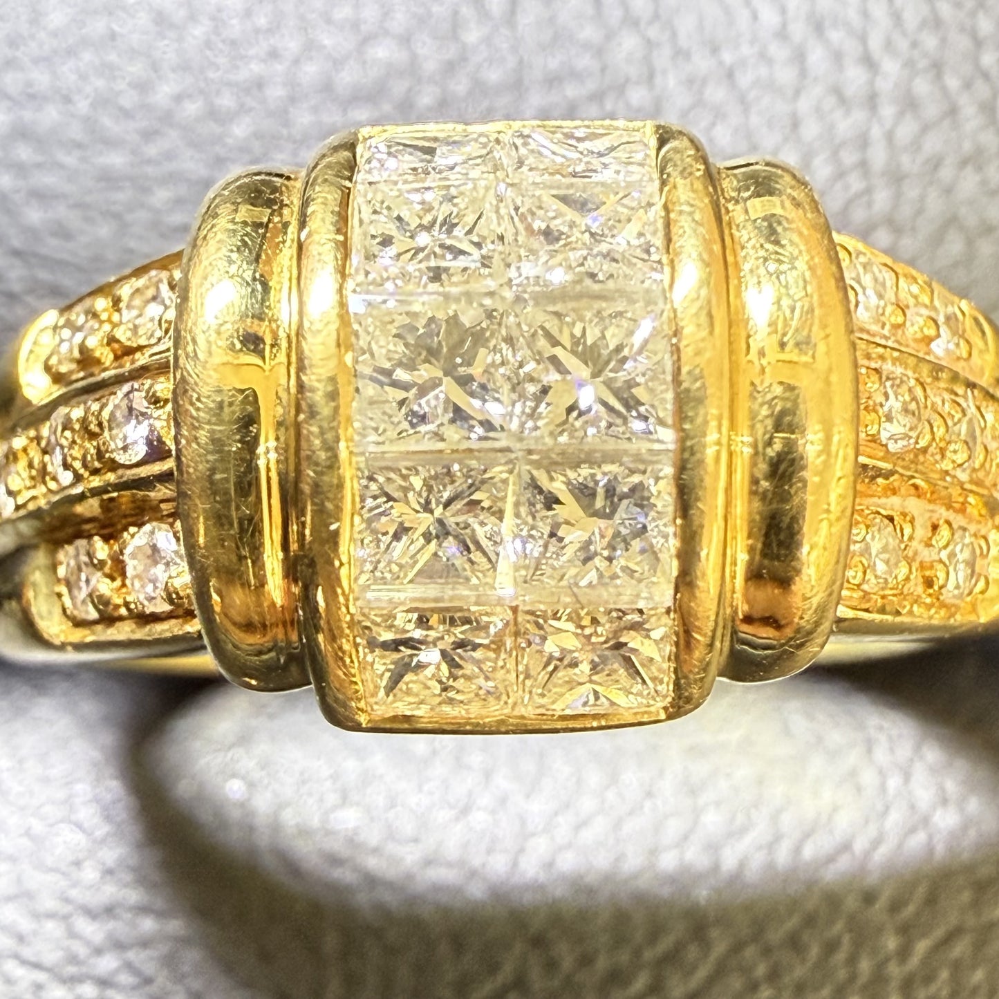 D0.78ct K18 6.5g Ring 