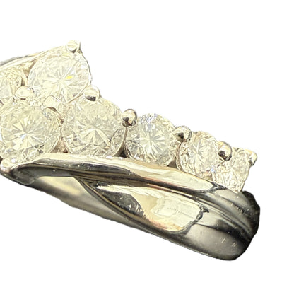 D1.00ct Pt900 10.1g Ring 