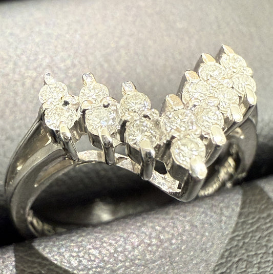 D0.26ct Pt900 4.8g Ring 