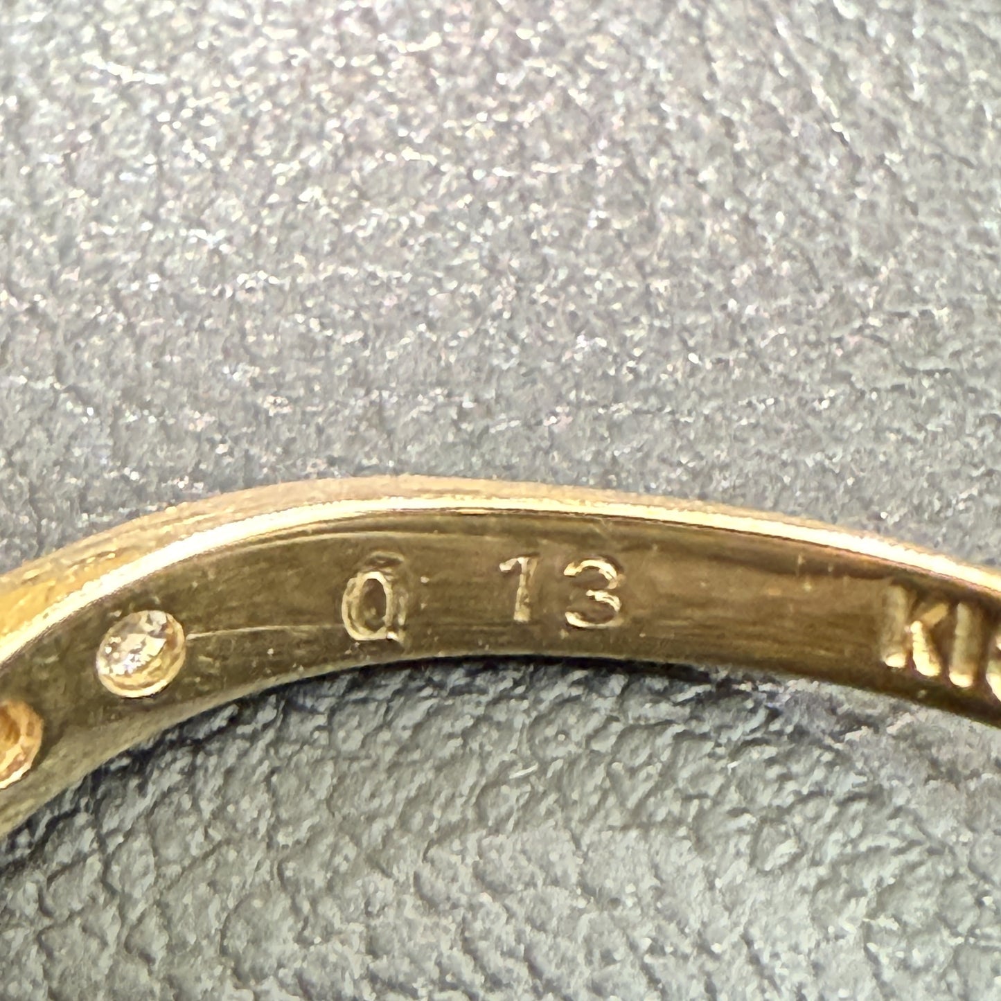 D0.13ct K18 1.6g Ring 