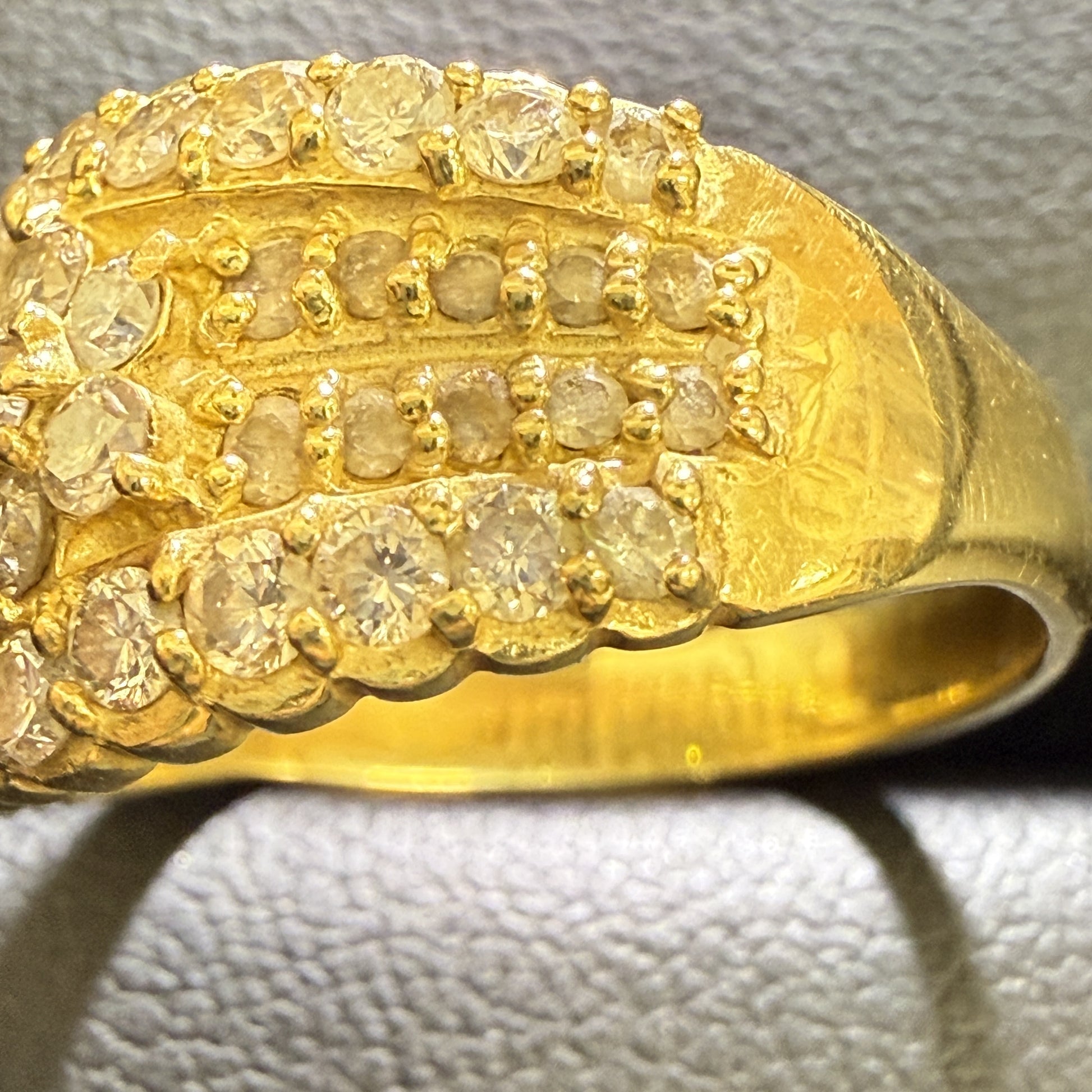 D1.00ct K18 4.2g Ring 